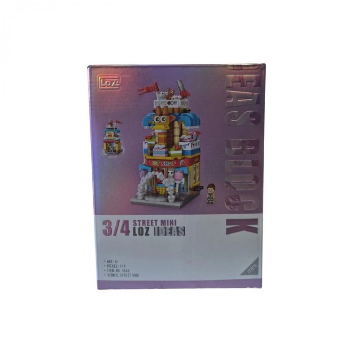 VAGONLIFE LOZ 1643 OYUNCAK DÜKKANI 414 PARÇA BLOCK OYUNCAK 6+