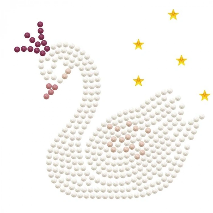 DIAMOND DOTZ DD1.056F SWAN PRINCESS 9,5x9,5 cm BONCUK TABLO KİTİ