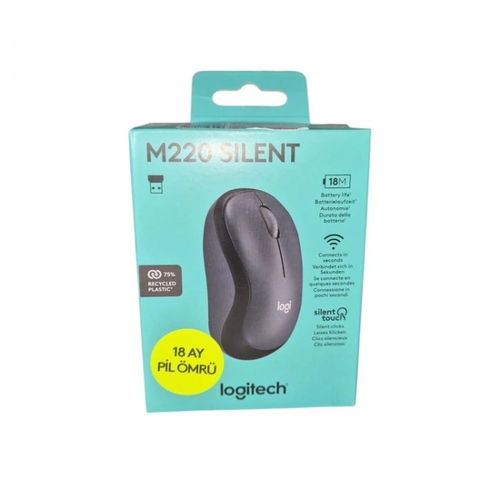 LOGITECH M220 KBLOSUZ MOUSE 910-004878