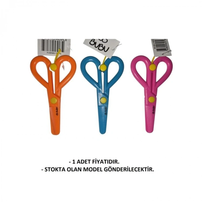 BU-BU MK0014 PLASTİK MAKAS - TEKLİ