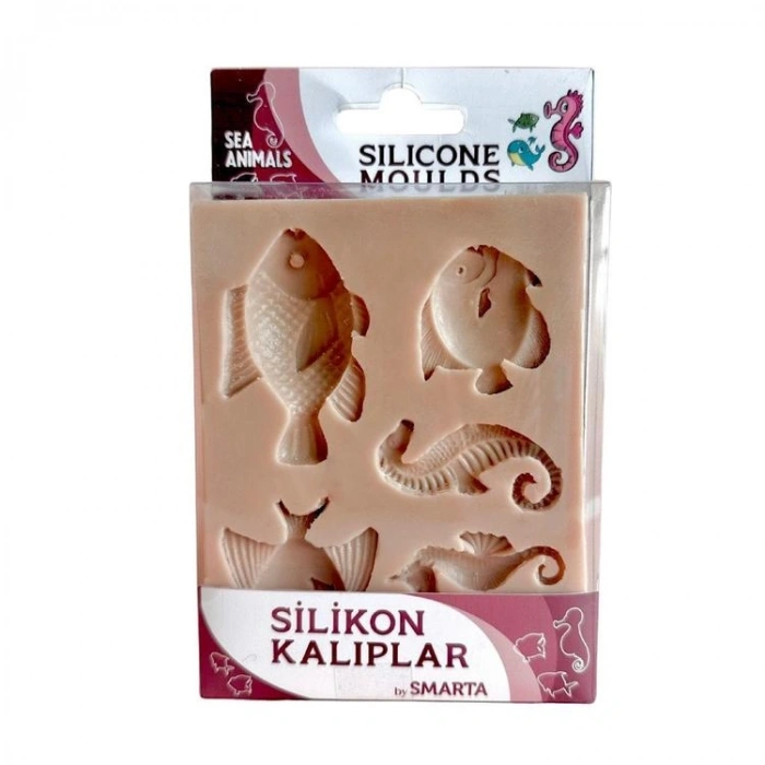 SMARTA SK1013031 SLİKON KALIPLAR - DENİZ HAYVANLARI (SEA ANIMALS)