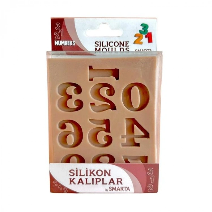 SMARTA SK1013021 SLİKON KALIPLAR - SAYILAR (NUMBERS)