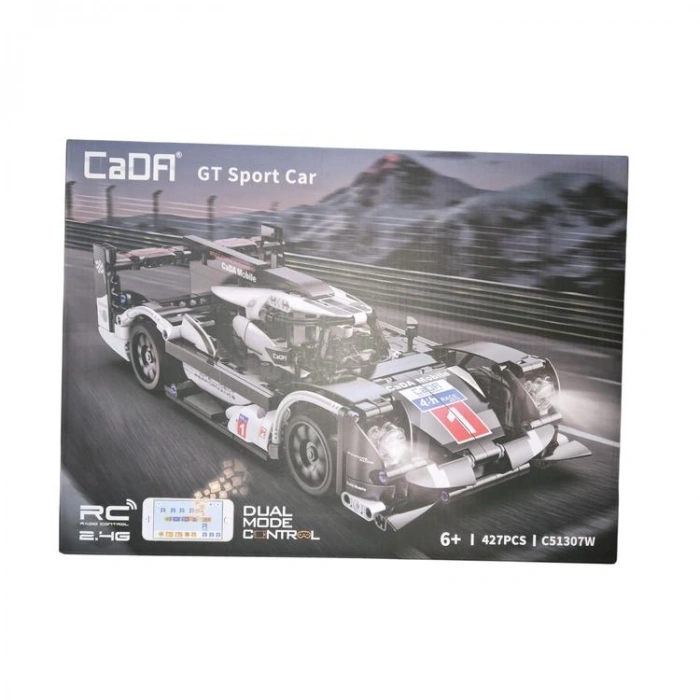 VAGONLIFE CADA C51307W GT SPORT CAR 427 PARÇA DUAL MODE CONTROL BLOCK OYUNCAK 6+