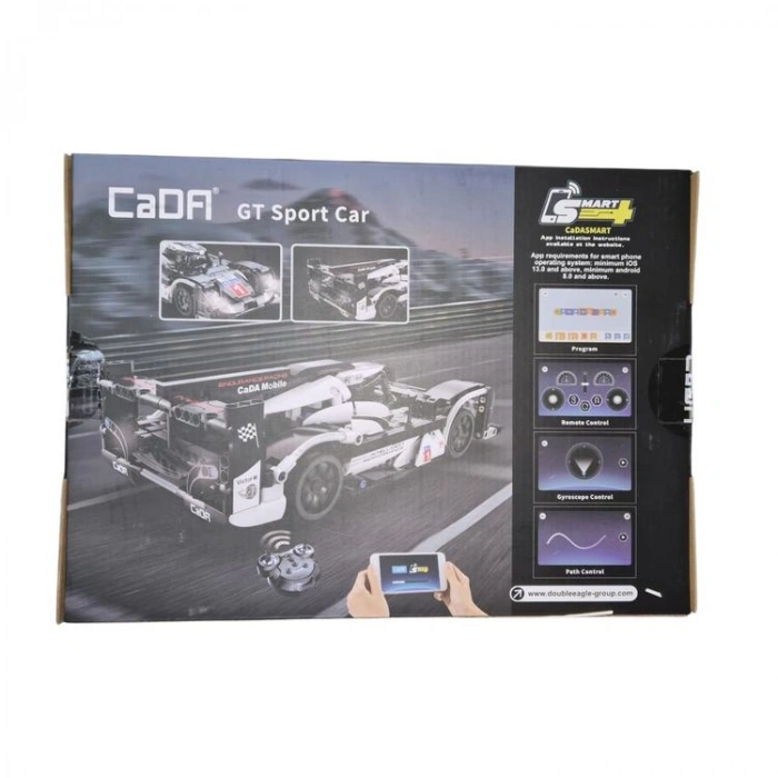 VAGONLIFE CADA C51307W GT SPORT CAR 427 PARÇA DUAL MODE CONTROL BLOCK OYUNCAK 6+