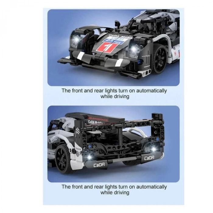 VAGONLIFE CADA C51307W GT SPORT CAR 427 PARÇA DUAL MODE CONTROL BLOCK OYUNCAK 6+
