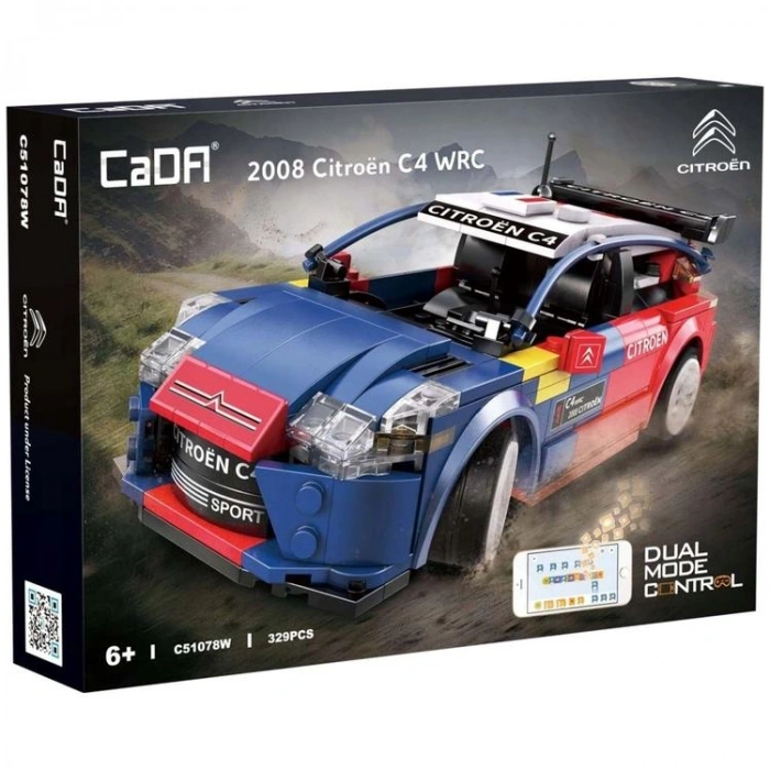 VAGONLIFE CADA C51078W CITROEN C4 WRC 329 PARÇA DUAL MODE CONTROL BLOCK OYUNCAK 6+
