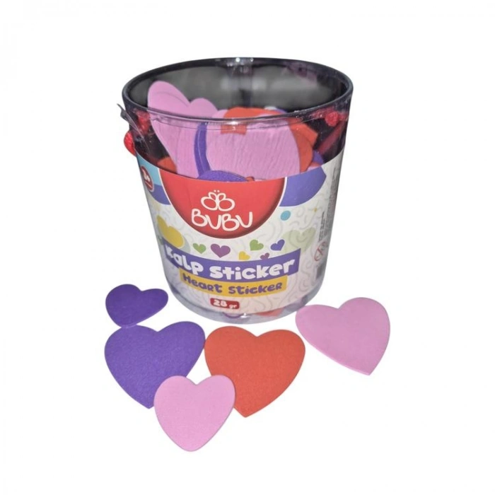 CEREN BUBU-00058 28 GR. EVA STİCKER KALPLER