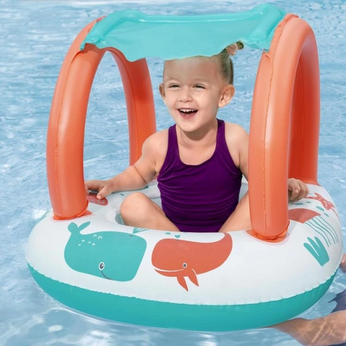 BERMUDA 34203 BESTWAY COMFORT PLUSH SHADED BABY BOAT 84X67 ŞEMSİYELİ ÇOCUK BOTU 30 KG 3+