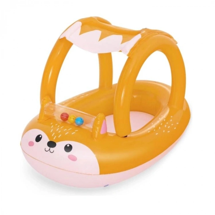 BERMUDA 34168 BESTWAY COMFORT PLUSH SHADED BABY BOAT 94X66 ŞEMSİYELİ ÇOCUK BOTU SEVİMLİ TİLKİ 45 KG 3+