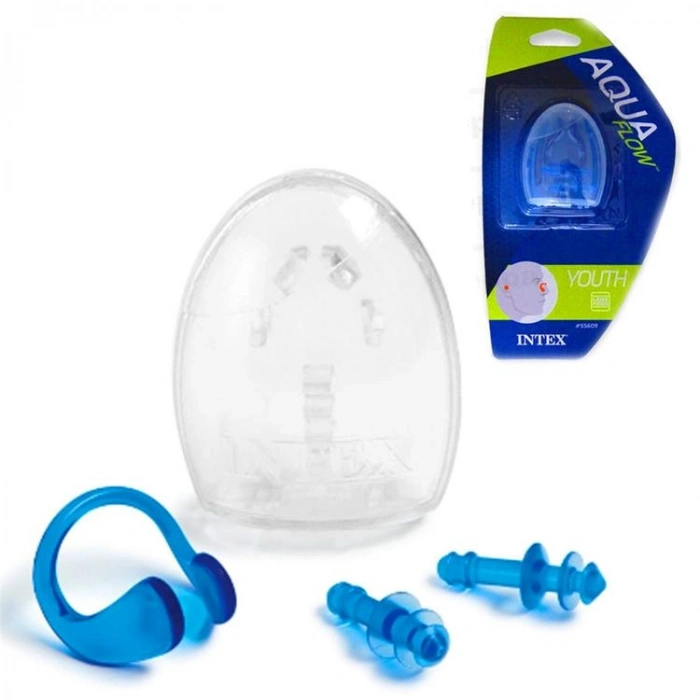 INTEX 55609 AQUA FLOW KULAK TIKACI VE BURUN KLİPSİ SETİ