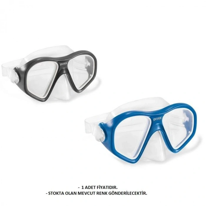 INTEX 55977 AQUA FLOW REEF RIDER MAVİ-SİYAH YÜZÜCÜ MASKESİ 14+