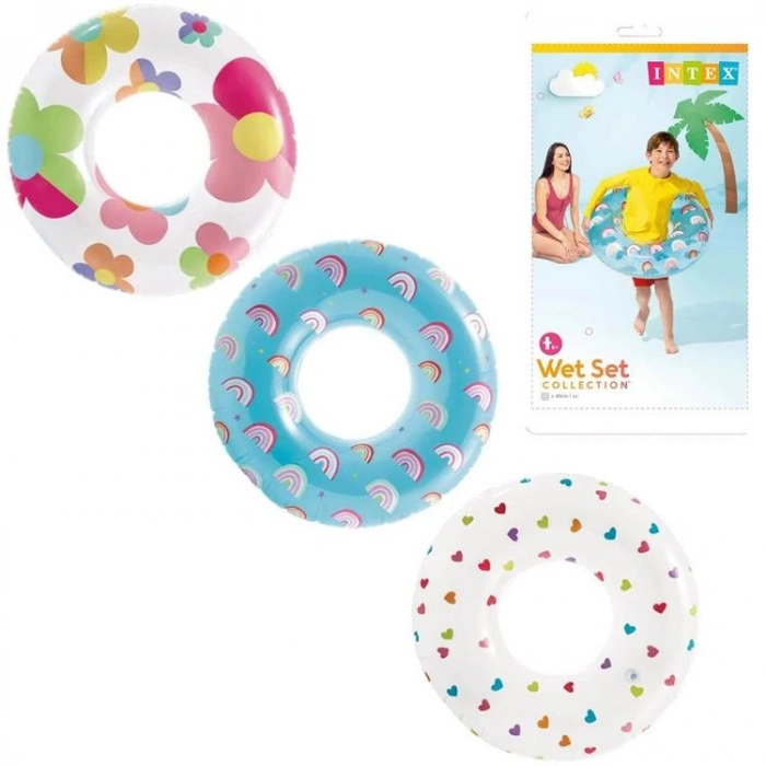 INTEX 59259P DESENLİ 81 cm ÇOCUK SİMİTİ 8 YAŞ
