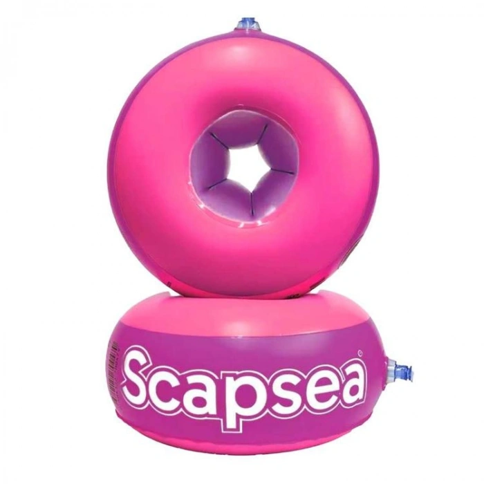 SCAPSEA ST00627 PEMBE İÇİ DOLGULU + TAMİR BANDI + ŞİŞİRME POMPASI + TAŞIMA ÇANTASI KUTULU YÜZME KOLLUĞU SET 10-40 KG