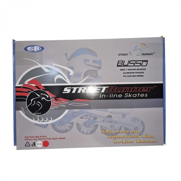 BUSSO YX-151 CLASSIC ALÜMİNYUM PATEN 39-42 NUMARA KIRMIZI