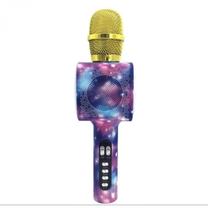 DOPPLER STRADUST WIRELESS RGB LED SES DEĞİŞTİRME KAYIT ÖZELLİKLİ KARAOKE MİKROFON KUTULU