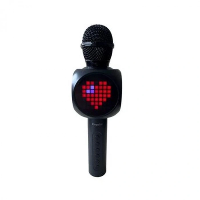DOPPLER TETRİS EKRANLI RGB LED SES BLUETOOTH BAĞLANTILI KARAOKE MİKROFON KUTULU