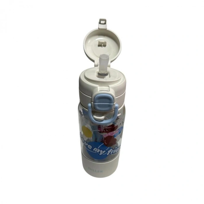 VAGONLİFE DILLER TRITAN MATARA ÇİFT KAPAKLI PİPETLİ/PİPETSİZ KULLANIM D2540 700ML - BLUE
