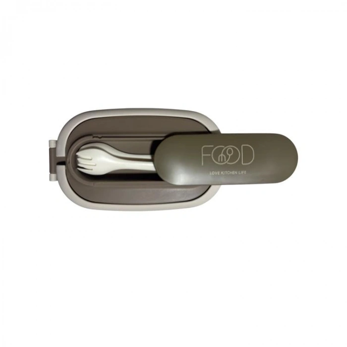 VAGONLİFE PASLANMAZ ÇELİK BÖLMELİ YEMEK KABI 2 KATLI - LUNCH BOX BL10403-2S 1140ML - KAHVERENGİ