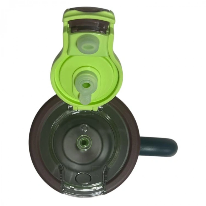 VAGONLİFE ÇELİK PİPETLİ/ PİPETSİZ ÇİFT KULLANIM KULPLU CUP/TERMOS VGN1114 1200ML  - PEMBE