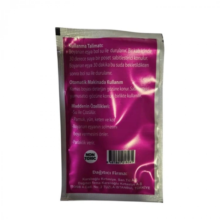 NOVA COLOR NC-910 TOZ KUMAŞ BOYA FİSKESİ 20GR FİKSETOR