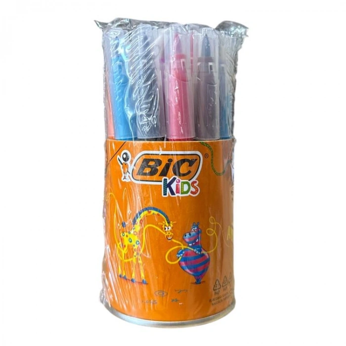BİC KİDS VISAQUARELLE FIRÇA UÇLU KEÇELİ KALEM SETİ 18Lİ (RENK)
