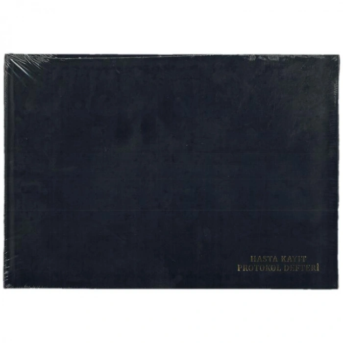 DİLMAN HASTA KAYIT PROTOKOL DEFTERİ CİLTLİ YATAY 22.5x32cm 96 YP.- 5040