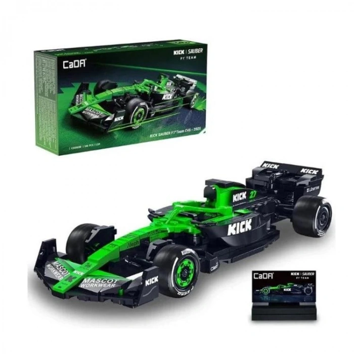 VAGONLIFE CADA C55082W KICK SAUBER F1 TEAM C45-2025 1:24 348 PARÇA BLOCK OYUNCAK 6+