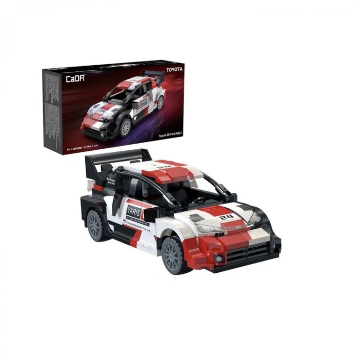 VAGONLIFE CADA C55039W TOYOTA GR YARIS RALLY1 1:24 317 PARÇA BLOCK OYUNCAK 8+