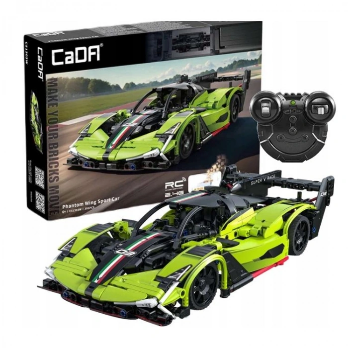 VAGONLIFE CADA C51303W PHANTOM WİNG SPORT CAR DUAL MODE CONTROL 1:14 395 PARÇA BLOCK OYUNCAK 6+
