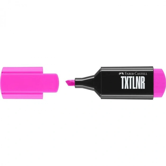 FABER CASTELL TEXTLINER MİNİ FOSFORLU KALEM NEON PEMBE - TEKLİ