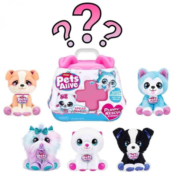 GIOCHI ZURU PEL15000 PETS ALIVE HASTA KÖPEĞİM SESLİ TEKRAR EDEN 3+