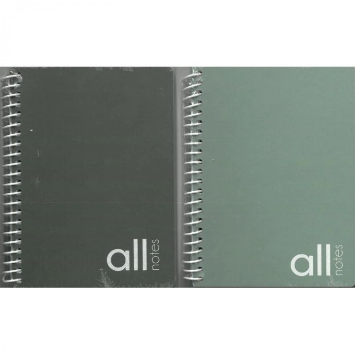 PAPİRÜS ALL NOTES SERT KAPAK SPİRALLİ 14X19 100YP. ÇİZGİLİ DEFTER - TEKLİ