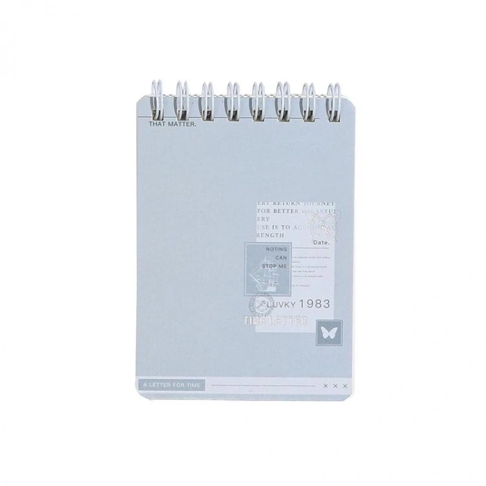 PAPİRÜS K425 SA7-129 ÜSTTEN SPİRALLİ KARTON KAPAK A7 ÇİZGİLİ - TEKLİ