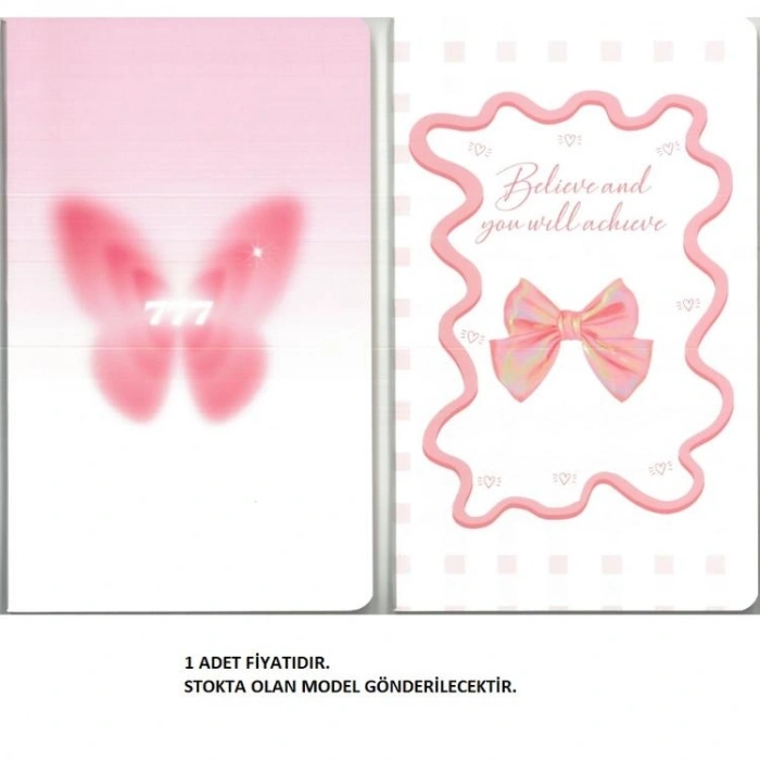 DRN GIFT ST-0201N 13x21 IVORY PİNK SERİSİ KARTON KAPAK 48 YP. NOKTALI DEFTER  -  TEKLİ