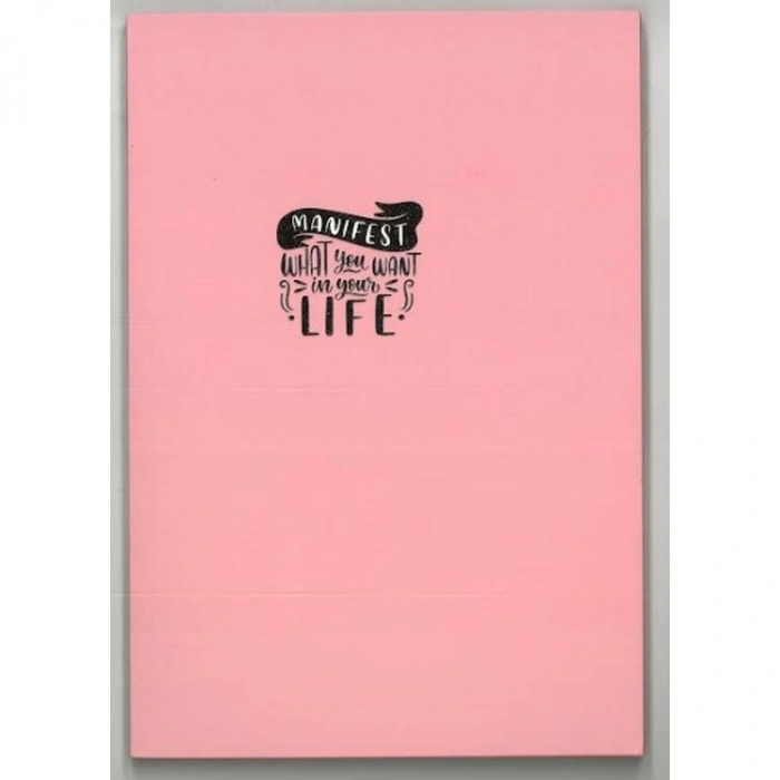 DRN GIFT ST-0205 14x20 BOYALI KENAR KARTON KAPAK 64 YP. ÇİZGİLİ DEFTER  -  TEKLİ