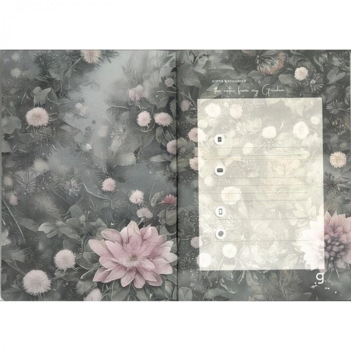 GIPTA GARDEN TEL DİKİŞLİ LX. KARTON KAPAK A4 60YP. 80GR. KARELİ DEFTER 8428 - TEKLİ