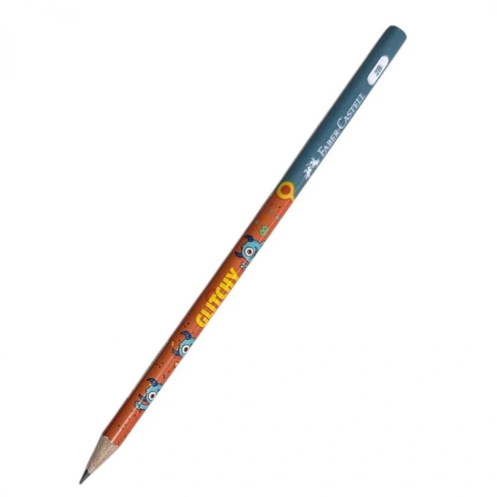FABER CASTELL PIXEL BEASTS YUVARLAK KURŞUN KALEM 2B 524000085 - TEKLİ
