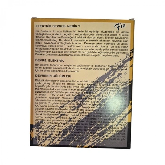 FİO ELEKTRİK DENEY SETİ KUTULU