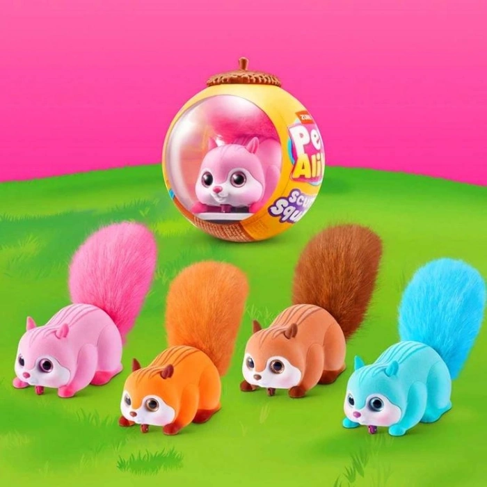 GIOCHI ZURU PEL12000 PETS ALIVE KOŞAN SEVİMLİ SİNCAP SCURRYN SQUIRREL 3+