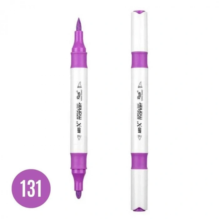 RİCH 17924-131 ART-X ÇİFT TARAFLI DUO AKRİLİK MARKER AÇIK MOR
