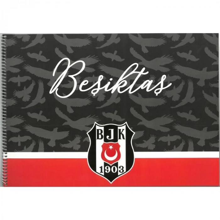 TMN BEŞİKTAŞ SPİRALLİ KARTON KAPAK 24X34 RESİM DEFTERİ 15 YP. 463635