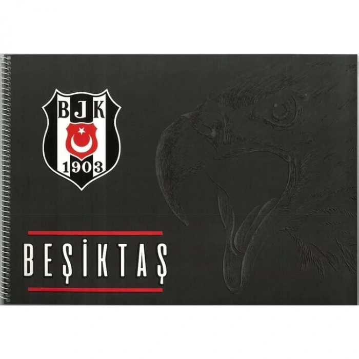 TMN BEŞİKTAŞ SPİRALLİ KARTON KAPAK 24X34 RESİM DEFTERİ 15 YP. 463635