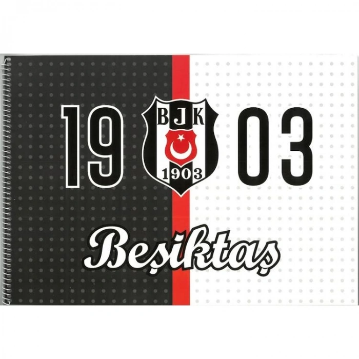 TMN BEŞİKTAŞ SPİRALLİ KARTON KAPAK 24X34 RESİM DEFTERİ 15 YP. 463635