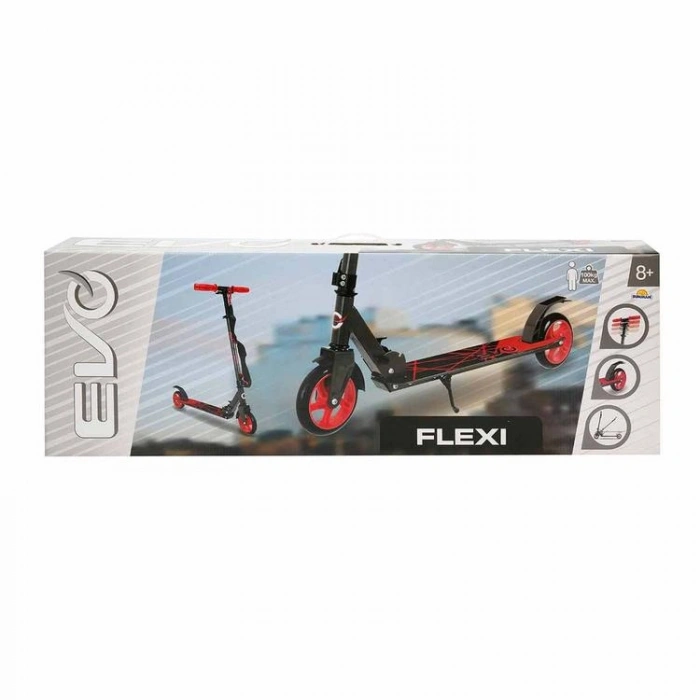 SUNMAN 1437681 EVO 2 TEKERLEKLİ KATLANABİLİR FLEXI SCOOTER KIRMIZI 8+