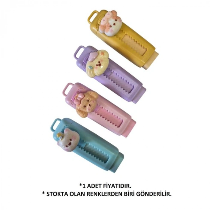 MİKRO ER-6576 CUTE FRIENDS SÜRGÜLÜ SİLGİ - TEKLİ