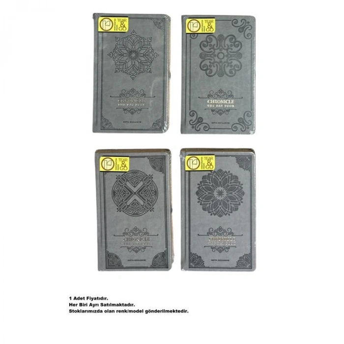 GIPTA CHRONICLE THE DAY BOOK İPLİK DİKİŞLİ DERİ SERT KAPAK 13x21cm 120YP. ÇİZGİLİ DEFTER 8519 - TEKLİ