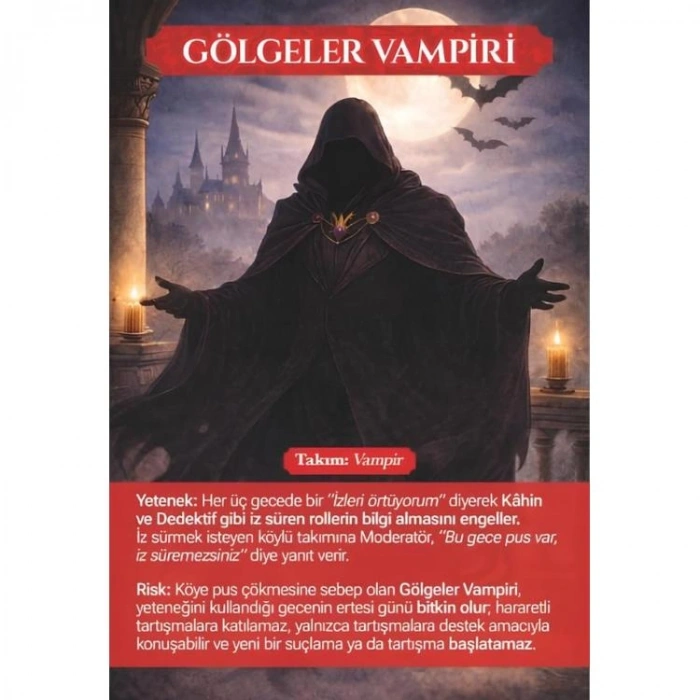 MOLFY VAMPİR KÖYLÜ AVCI KART OYUNU 15+ (YENİ ROLLER)
