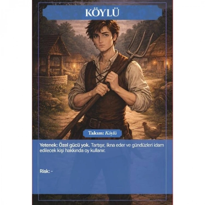 MOLFY VAMPİR KÖYLÜ AVCI KART OYUNU 15+ (YENİ ROLLER)