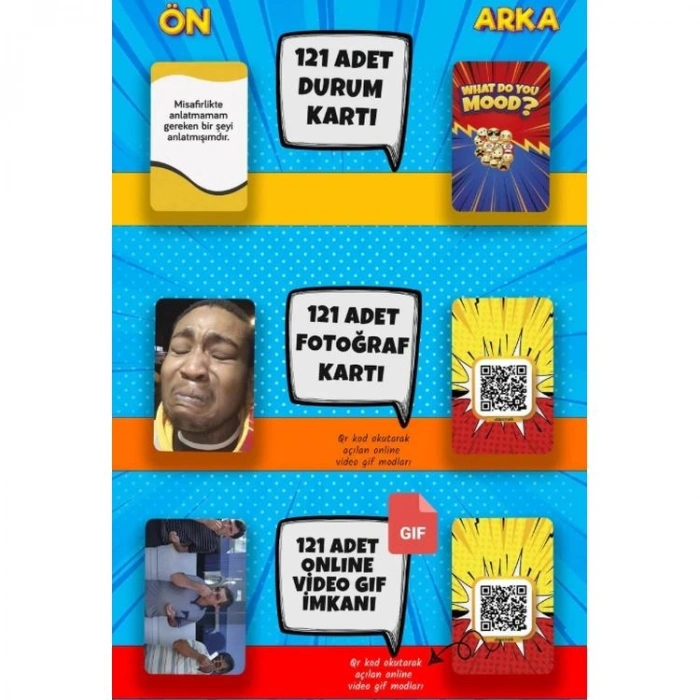 MOLFY WHAT DO YOU MOOD MODUNU GÖSTER MODUNU BUL KART OYUNU 242 KART 14+