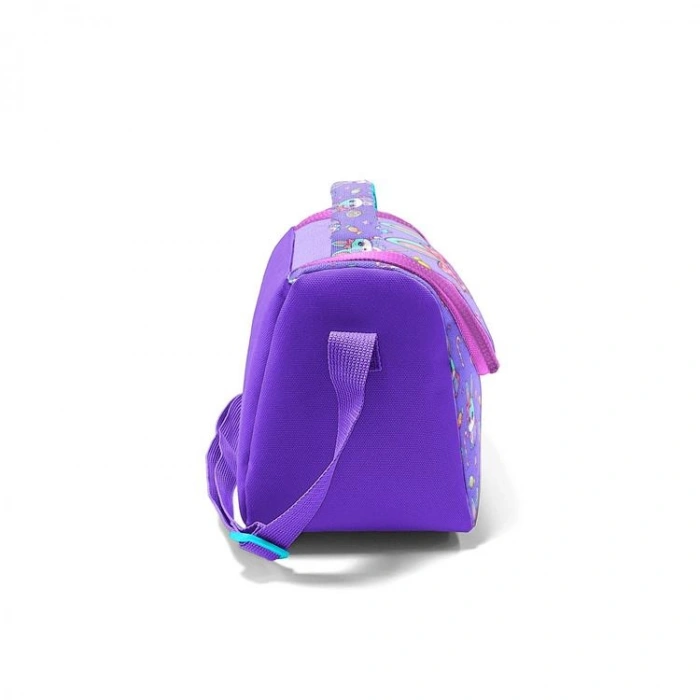 CORAL HIGH 37155 KIDS MOR MİLKA SU YEŞİLİ TAVŞAN DESENLİ THERMO BESLENME ÇANTASI